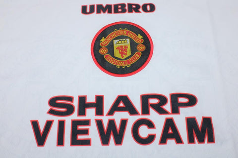 Manchester United Auswärts Weiß 96/97
