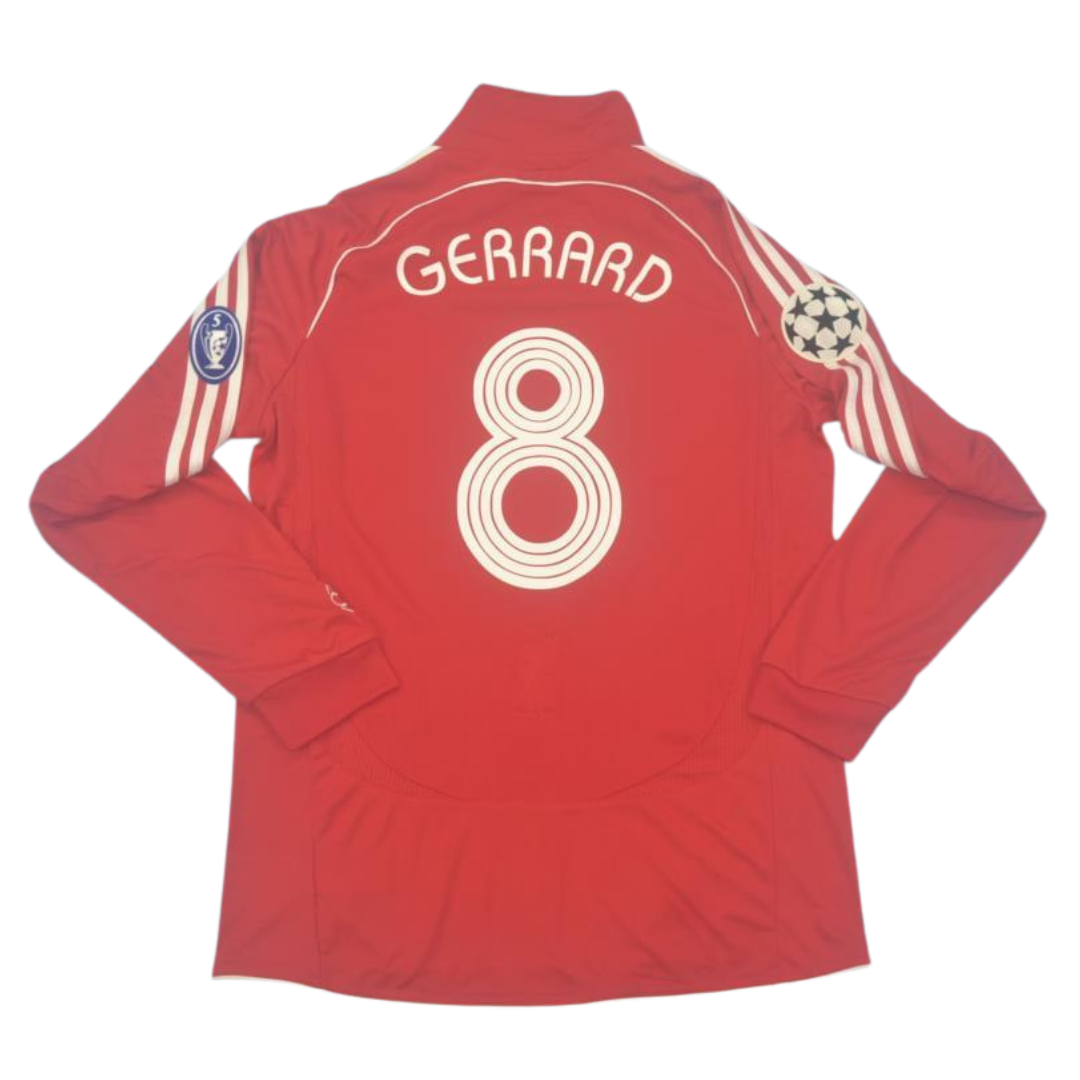 Liverpool Heim Langarm 06/08 "Gerrard" Nº 8