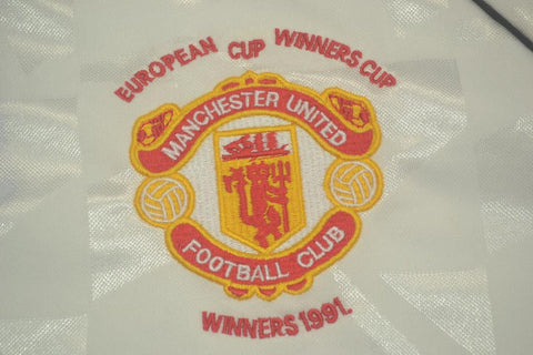 Manchester United European Cup Winner Weiß 1991 "Lopes" Nº 10