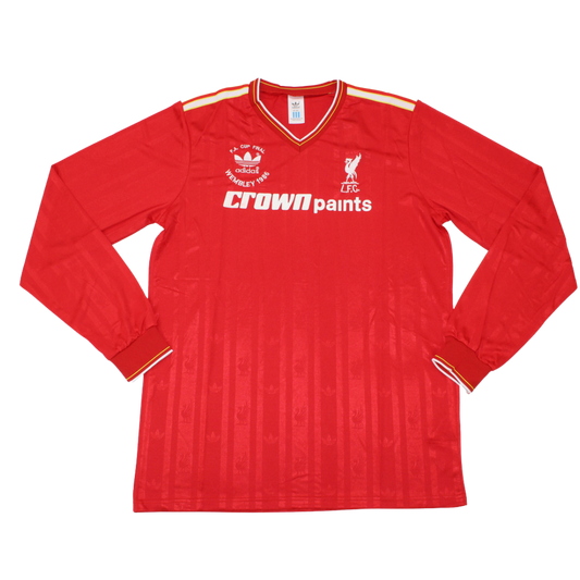 Liverpool Heim Double Winners Langarm 85/86