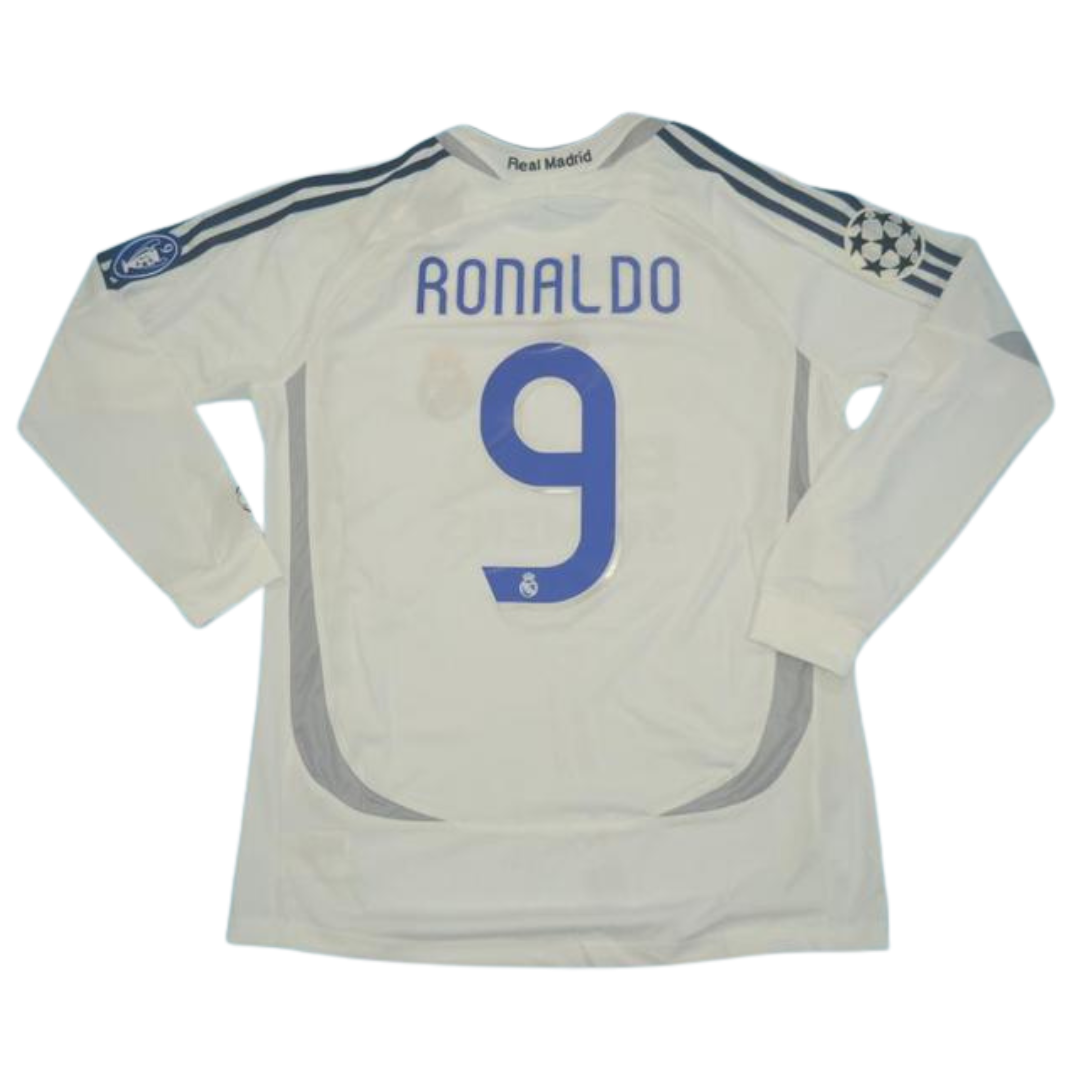 Real Madrid Heim Langarm 06/07 "Ronaldo" Nº 9