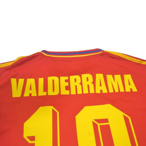 Kolumbien Heim Rot 1990 "Valderrama" N°10