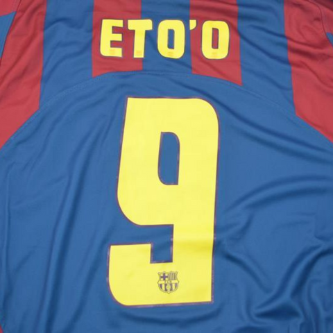Barcelona Heim 2006 "Eto'o" Nº 9