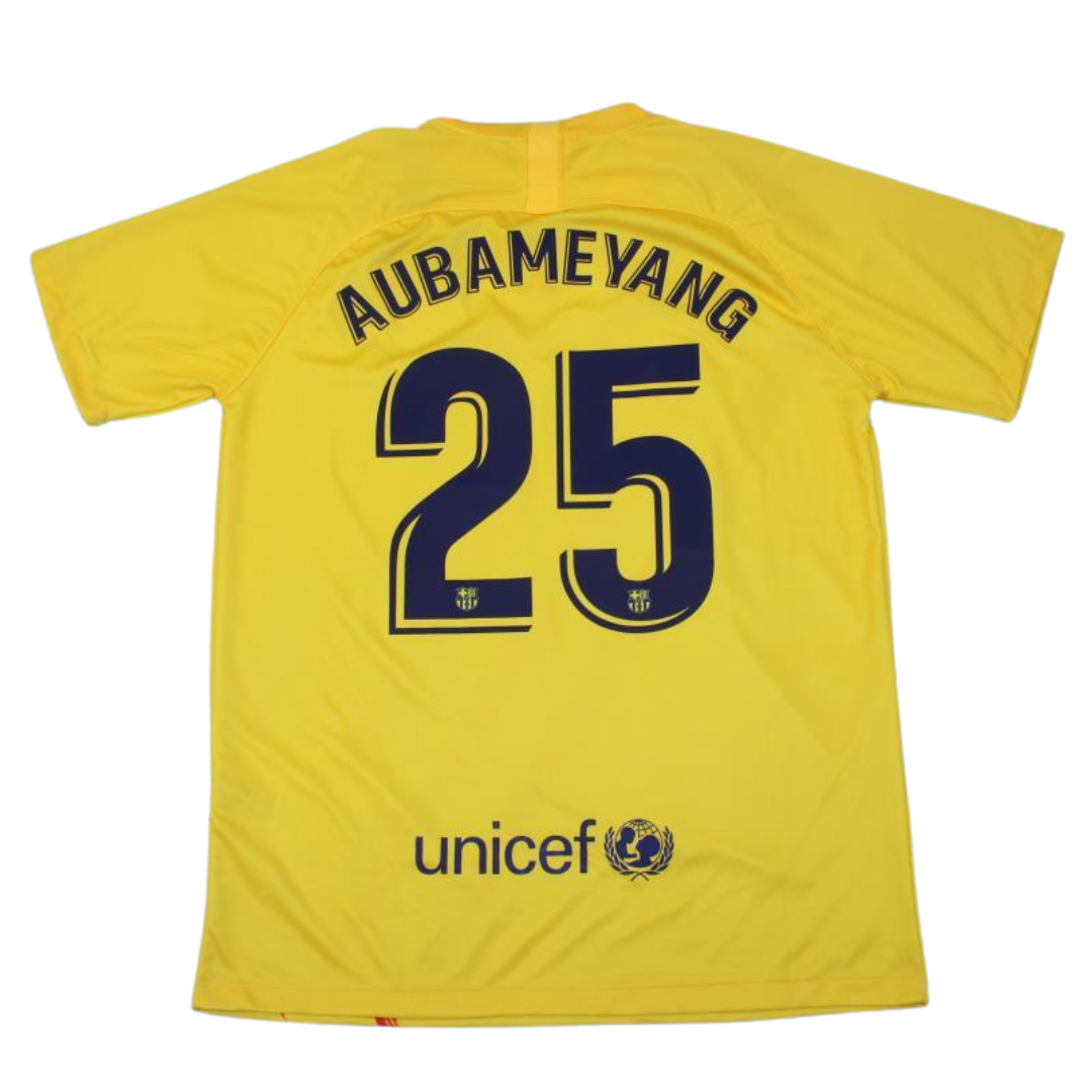 Barcelona Auswärts Alternative Gelb 19/20 "Aubameyang" Nº 25