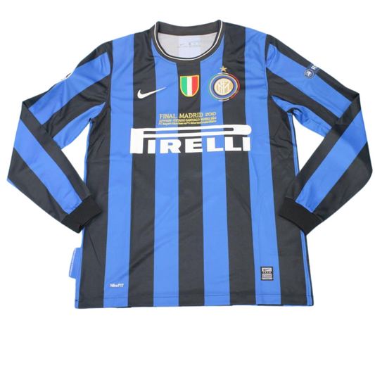 Internazionale Heim UCL Finale Version Langarm 2010 "J.Zanetti" Nr.4