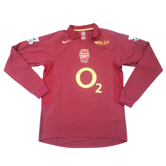 Arsenal Heim Dark Rot Langarm 05/06 "Henry" Nº 14