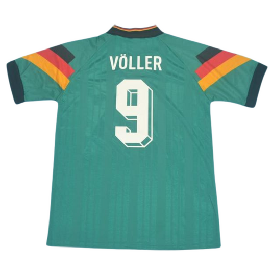 Deutschland Auswärts Grün 1992 "Völler" Nr.9
