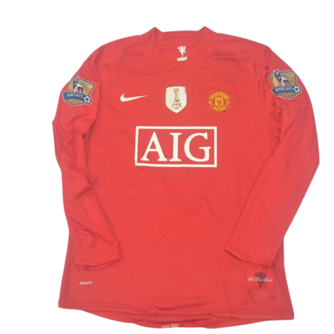 Manchester United Heim Langarm 07/09 "Ronaldo" Nº7