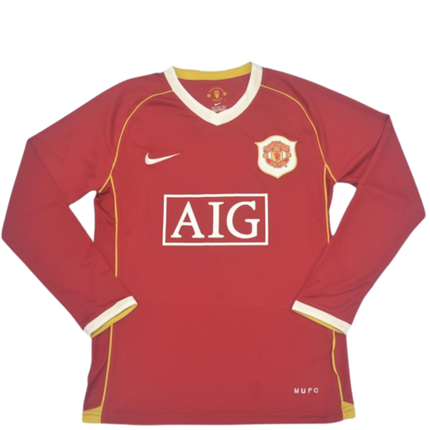 Manchester United Heim Langarm 06/07 "Ronaldo" Nº7