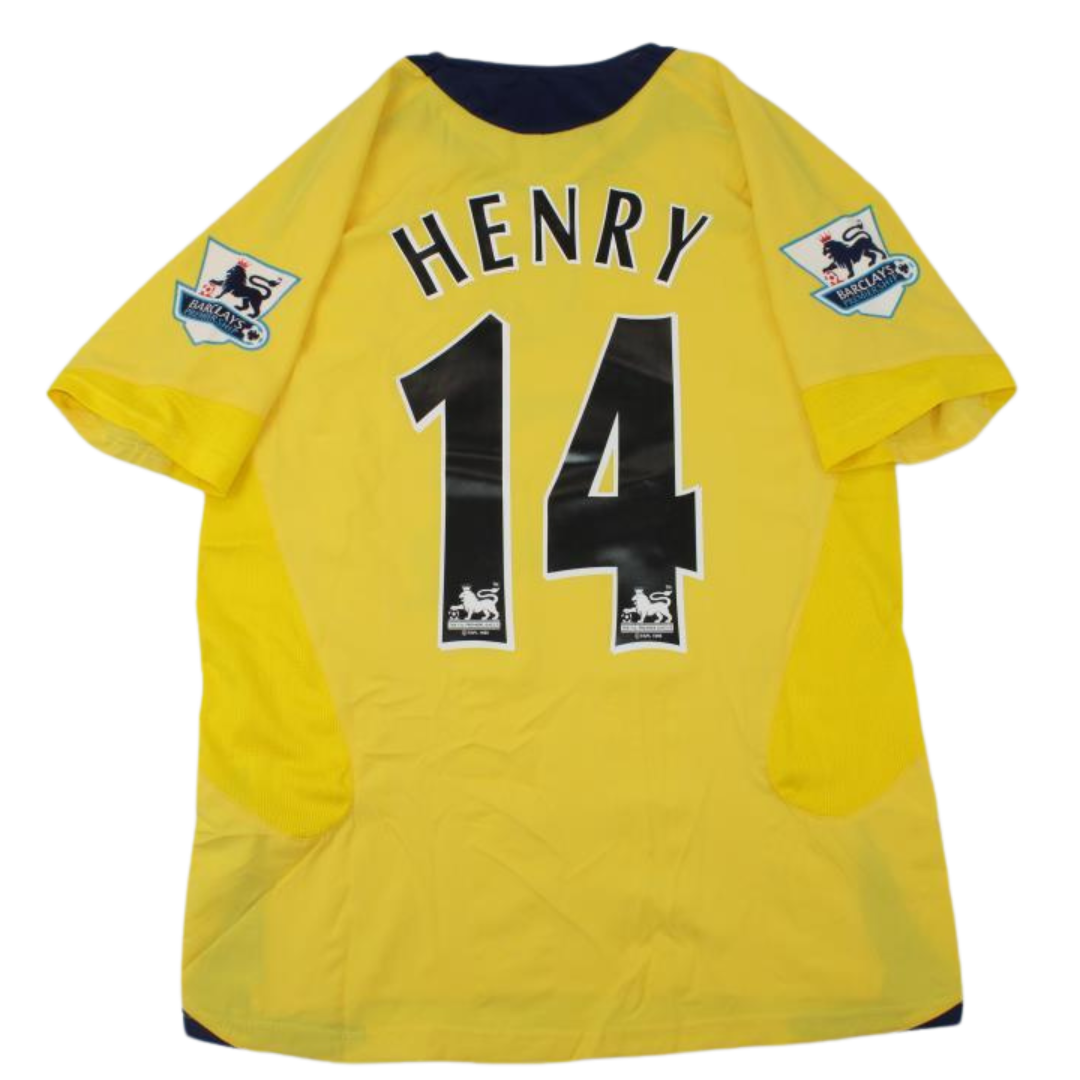 Arsenal Auswärts Gelb 05/06 "Henry" Nº 14