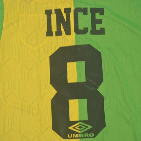 Manchester United Auswärts Grün Gelb 92/94 "Ince" Nº 8