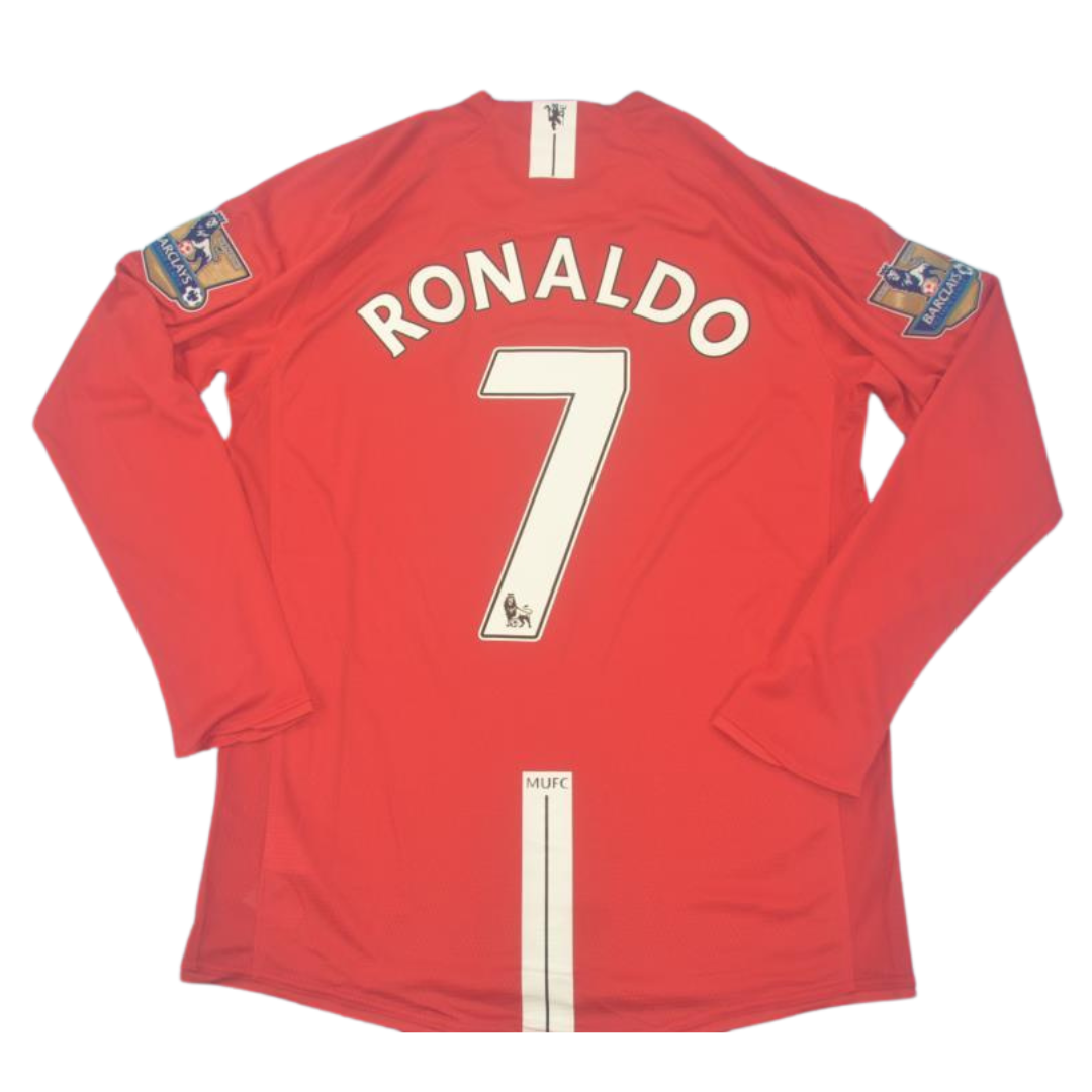 Manchester United Heim Langarm 07/09 "Ronaldo" Nº 7