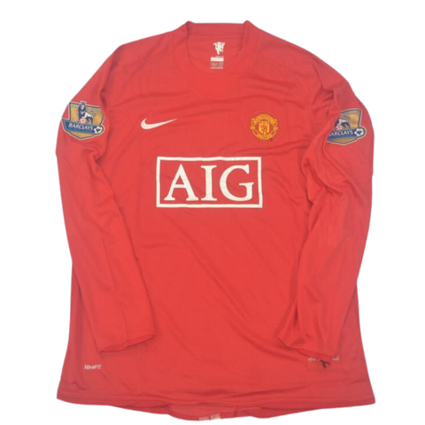 Manchester United Heim Langarm 07/09 "Ronaldo" Nº7