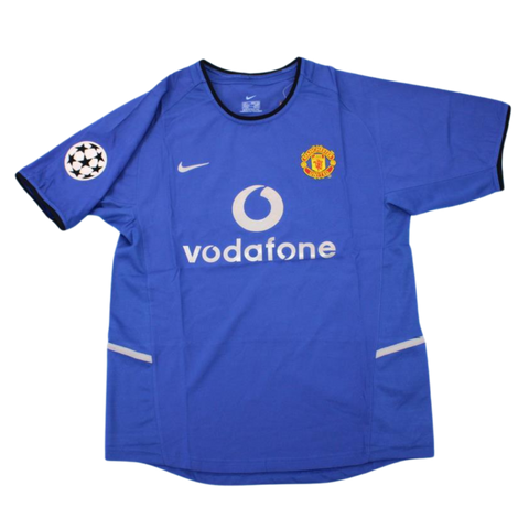 Manchester United Auswärts Blau 02/03 "Beckham" Nº 7