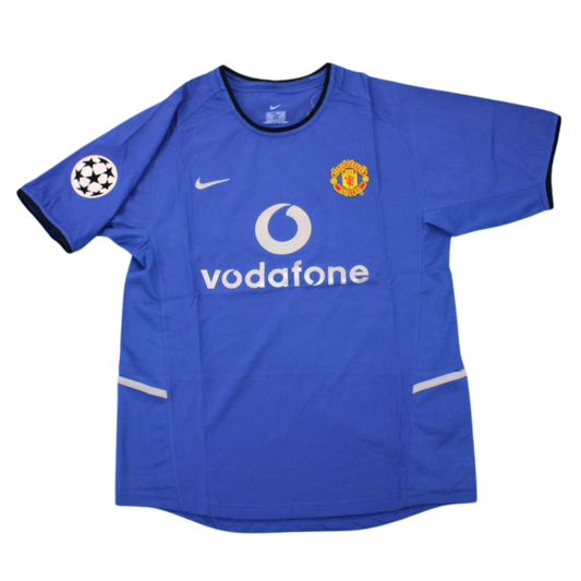 Manchester United Auswärts Blau 02/03 "Ferdinand" Nº 5