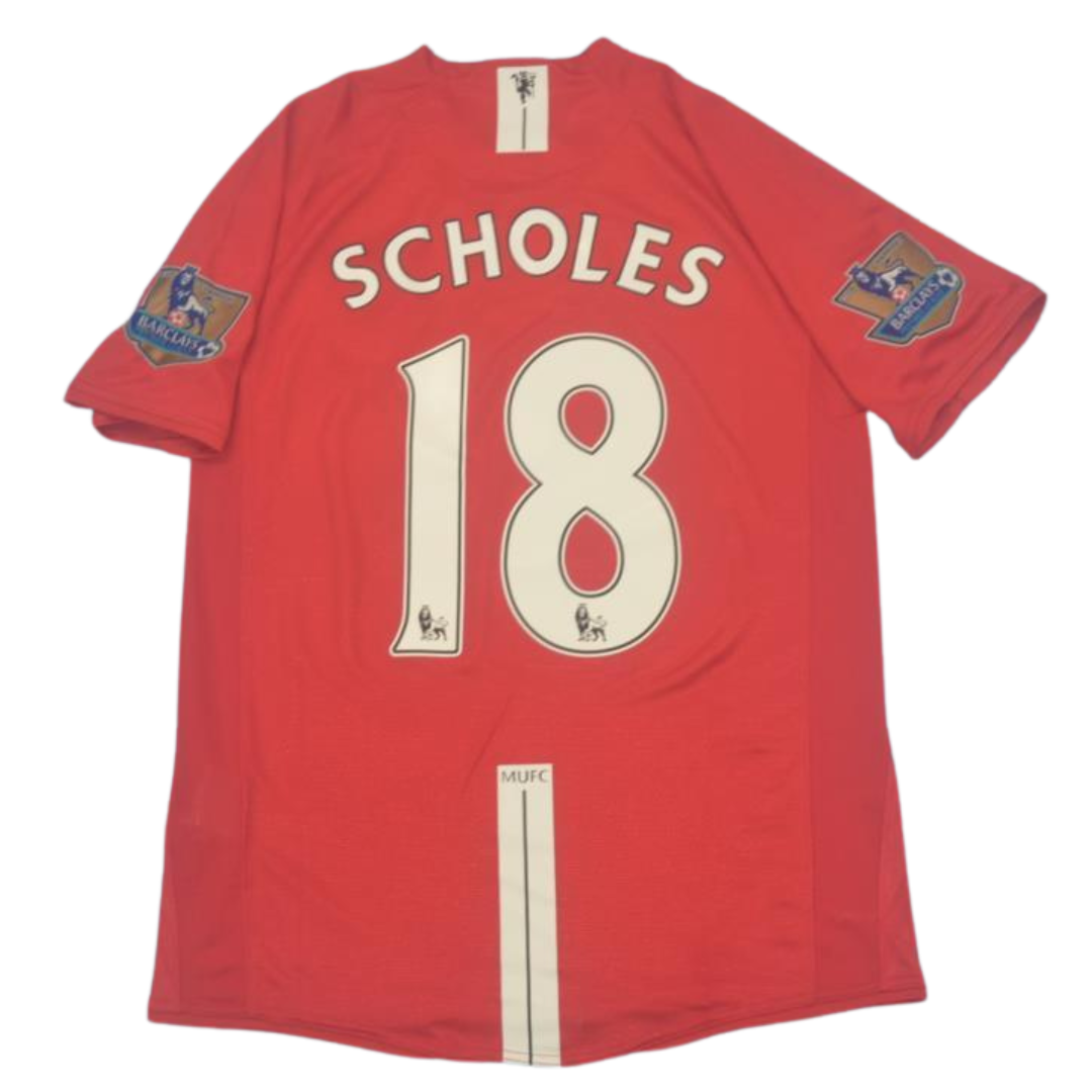 Manchester United Heim 07/09 "Scholes" Nº 18