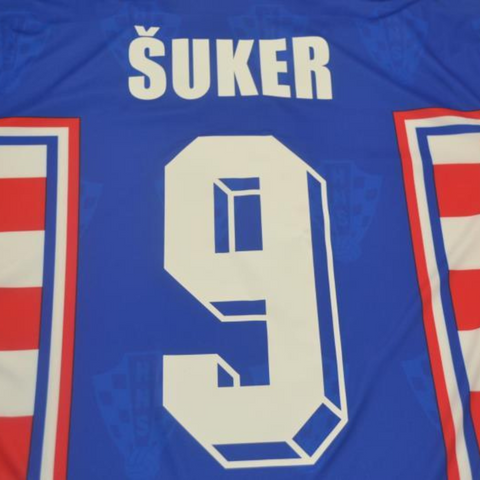 Kroatien Auswärts WM Version 1998 "Šuker" N°9
