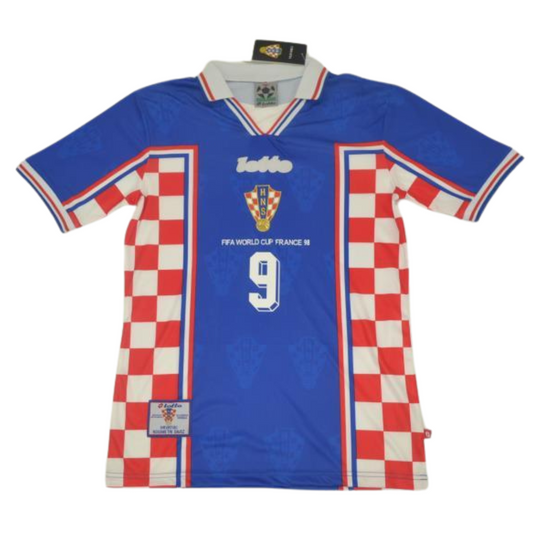 Kroatien Auswärts WM Version 1998 "Šuker" N°9