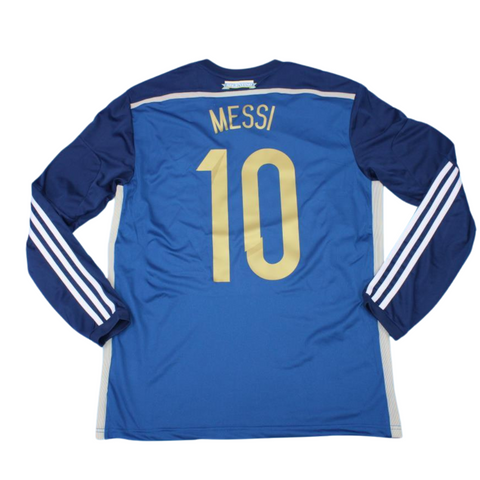 Argentinien Auswärts WM Finale Version Langarm 2014 "Messi" Nr.10