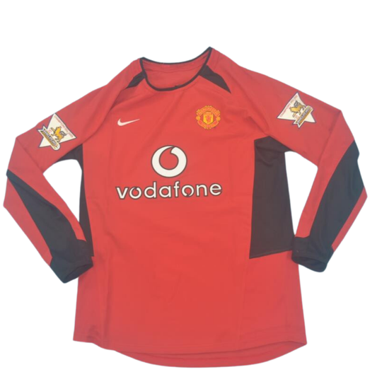 Manchester United Heim Langarm 02/04 "Beckham" Nº7