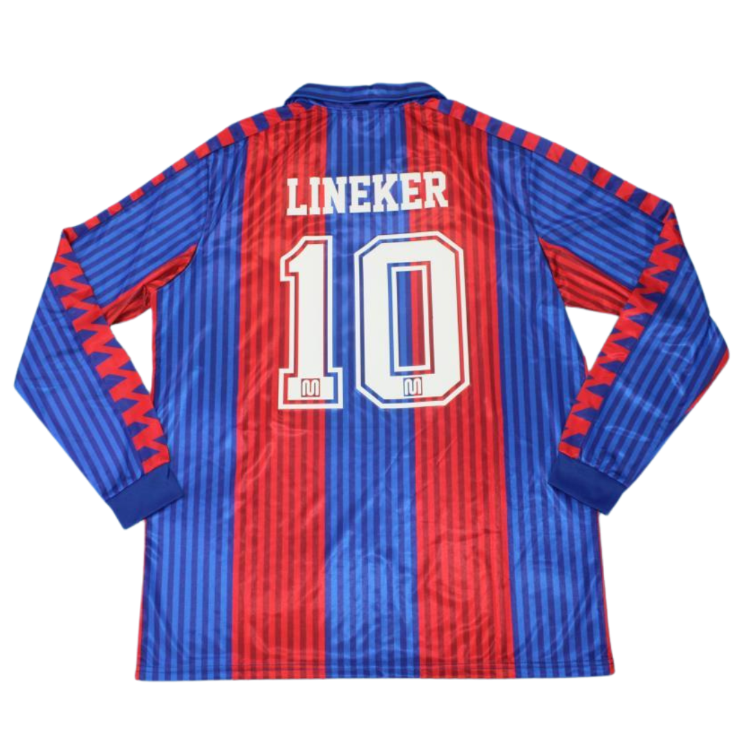 Barcelona Heim Langarm 91/92 "Lineker" Nº 10
