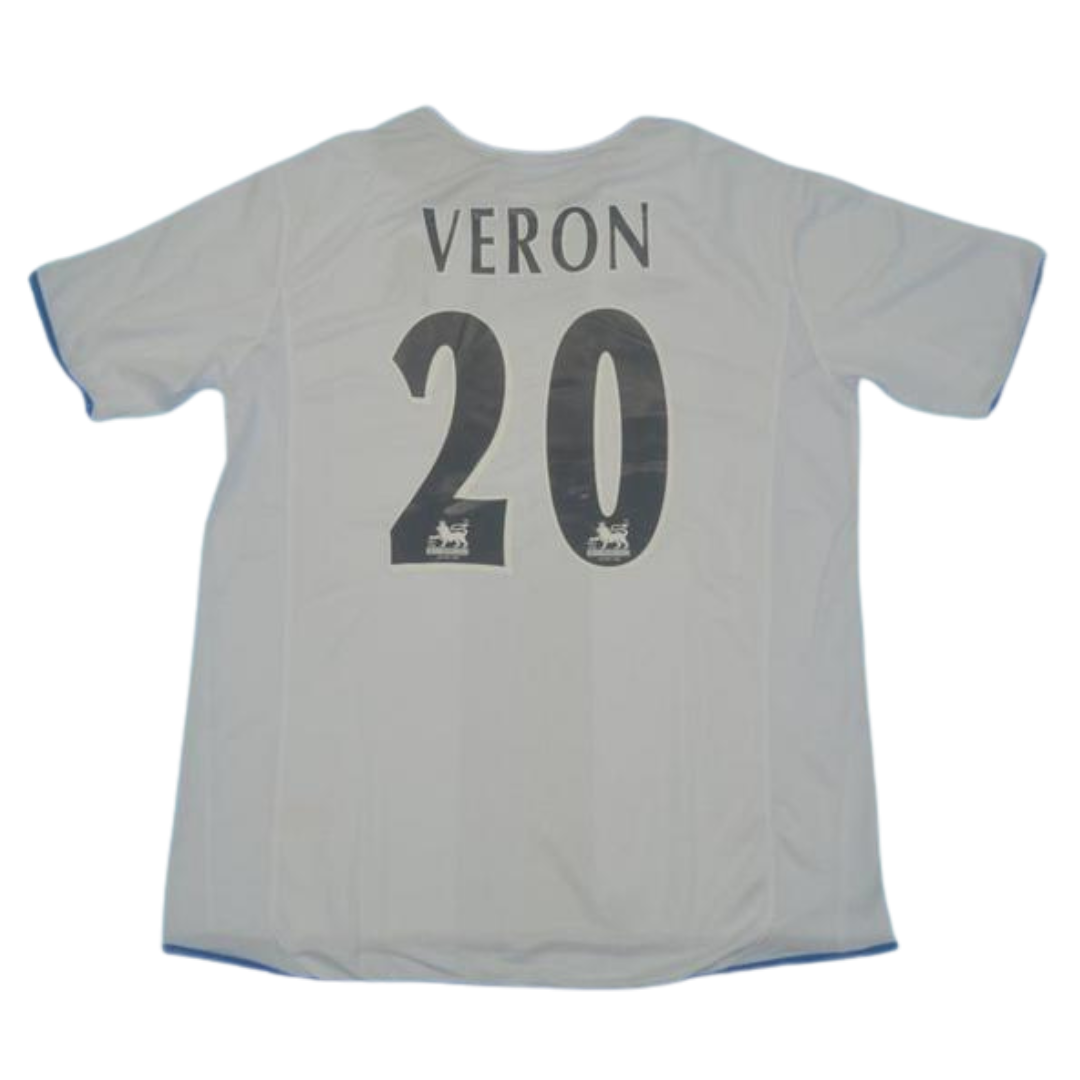 Chelsea Auswärts Weiß 03/05 "Veron" Nº 20