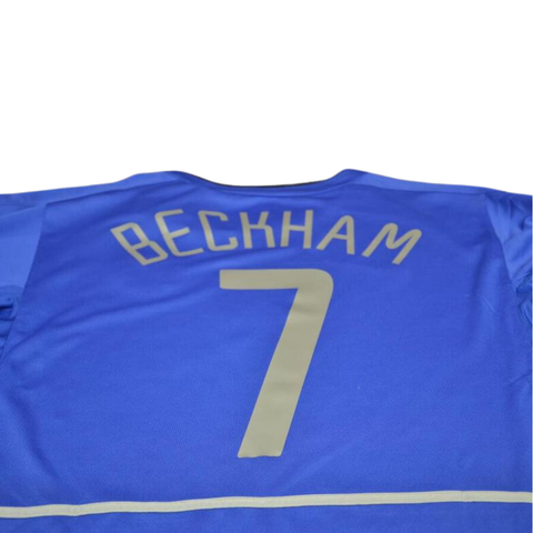 Manchester United Blau Auswärts Langarm 02/03 "Beckham" Nº7