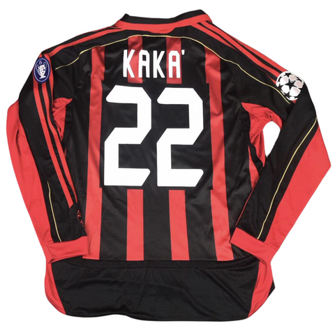 Milan Heim UCL Version Langarm 06/07 "Kaká" Nr.22