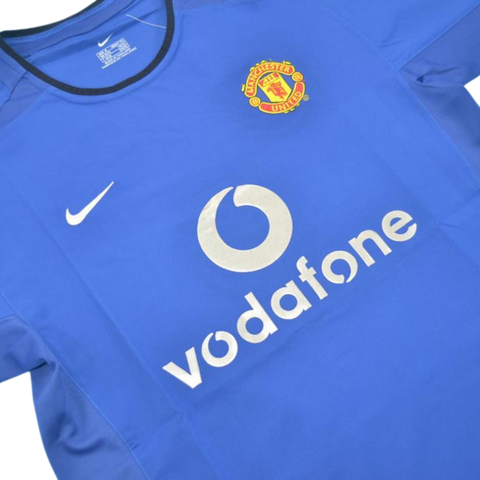 Manchester United Auswärts Blau 02/03 "Beckham" Nº 7