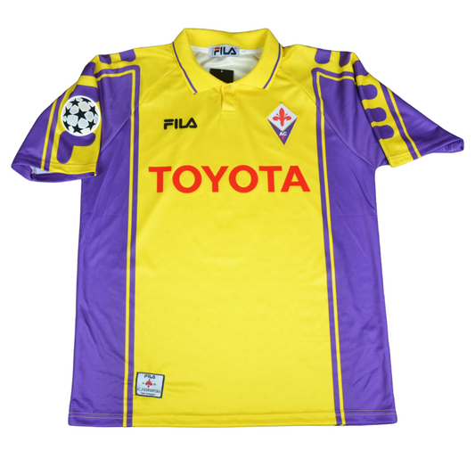 Fiorentina Alternative Gelb UCL Version 99/00 "Batistuta" Nr.9