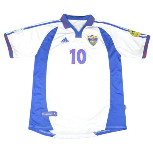 Jugoslawien Auswärts Weiß 2000 "Stojković" Nr.10