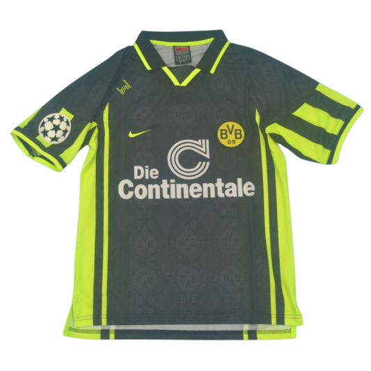 Borussia Dortmund Auswärts Black UCL Version 96/97 "Riedle" Nr.13