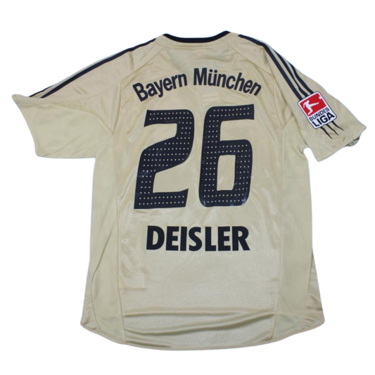 FC Bayern München Auswärts Gold 04/05 "Deisler" Nr.26