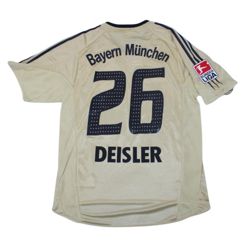 FC Bayern München Auswärts Gold 04/05 "Deisler" Nr.26
