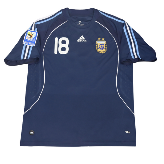 Argentinien Auswärts Weltmeisterschaft Version 2008 "Messi" Nr.18