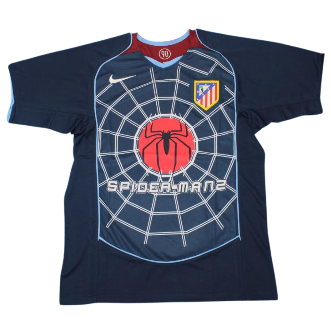 Atlético de Madrid Auswärts Blau 04/05