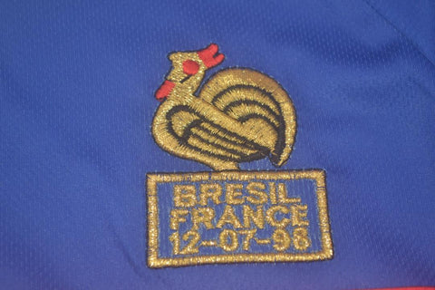 Frankreich Heim Langarm 1998 "Zidane" N°10