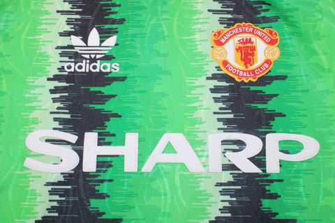 Manchester United Black Grün TW Langarm 90/92 "Schmeichel" Nº1