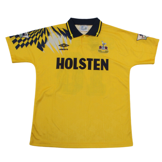 Tottenham Auswärts Gelb 92/95 "Sheringham" Nº 10