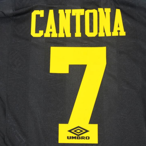 Manchester United Auswärts Black Langarm 93/95 "Cantona" Nº 7