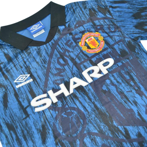 Manchester United Auswärts Blau 92/93 "Cantona" Nº 7