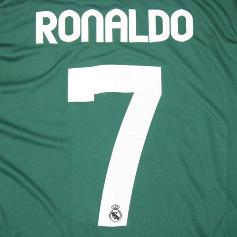 Real Madrid Auswärts Alternative Grün 12/13 "Ronaldo" Nº 7