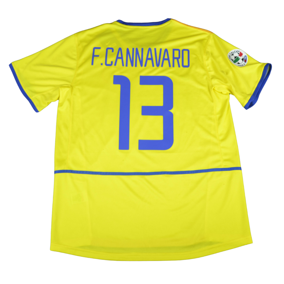 Internazionale Alternative Gelb 02/03 "F.Cannavaro" Nr.13