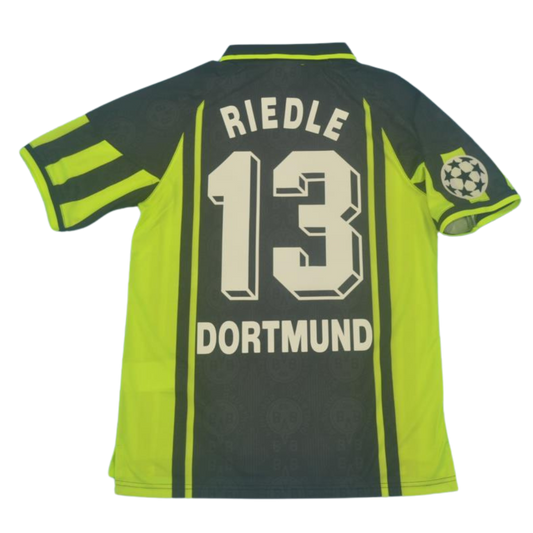 Borussia Dortmund Auswärts Black UCL Version 96/97 "Riedle" Nr.13
