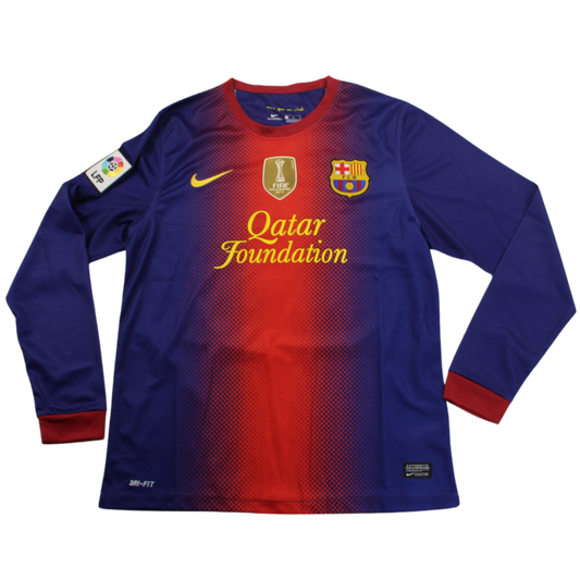 Barcelona Heim Langarm 12/13 "Messi" Nº 10