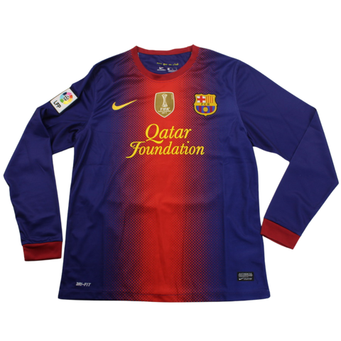 Barcelona Heim Langarm 12/13 "Messi" Nº 10