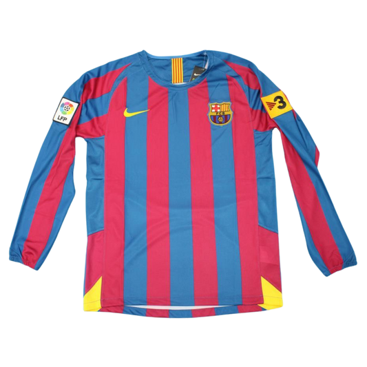 Barcelona Heim Langarm 05/06 "Eto'o" Nº 9