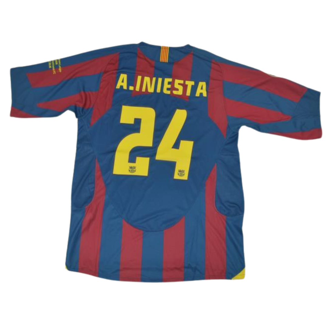 Barcelona Heim 2006 "A. Iniesta" Nº 24
