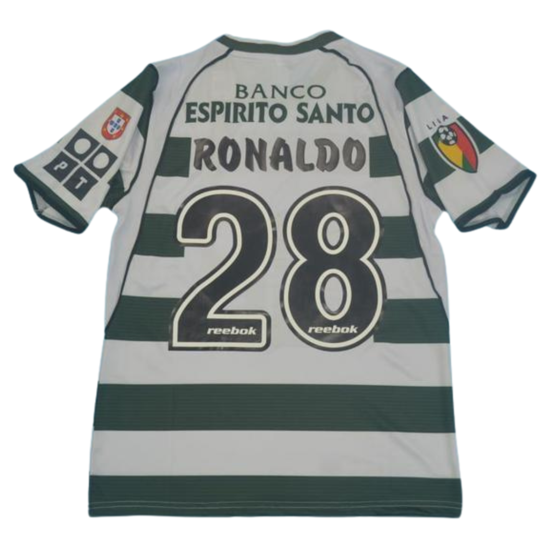 Sporting Lisboa Heim 01/02 "Ronaldo" Nº 28