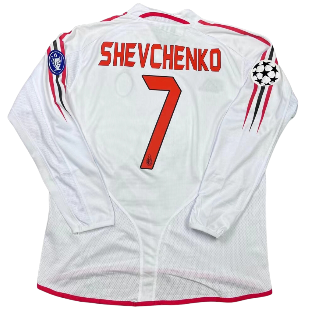 Milan Auswärts UCL Version Langarm 04/05 "Shevchenko" Nr.7